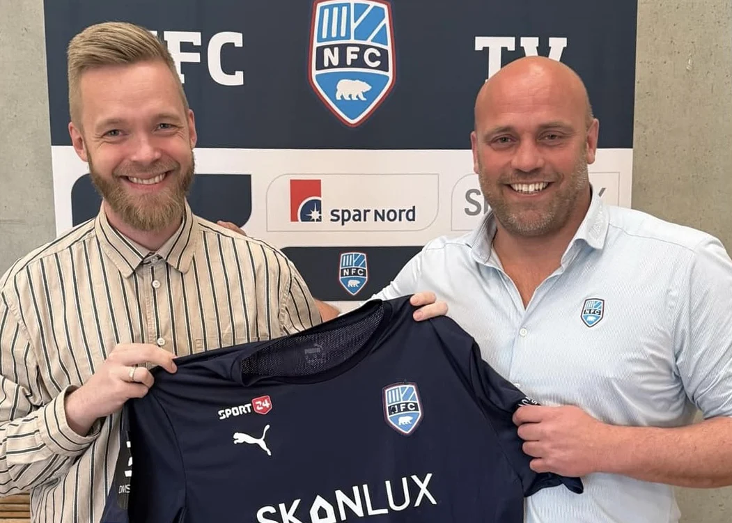 Frederik Scheuermann & Claus Jensen, Nykøbing FC. Foto: Nykøbing FC