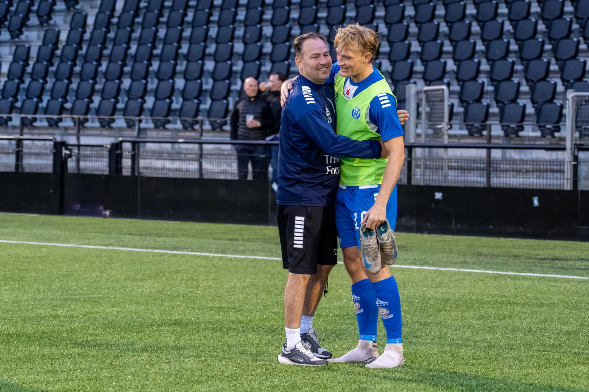 Daniel Kristensen & Christian Wagner, Thisted FC. Foto: Jakob Termansen