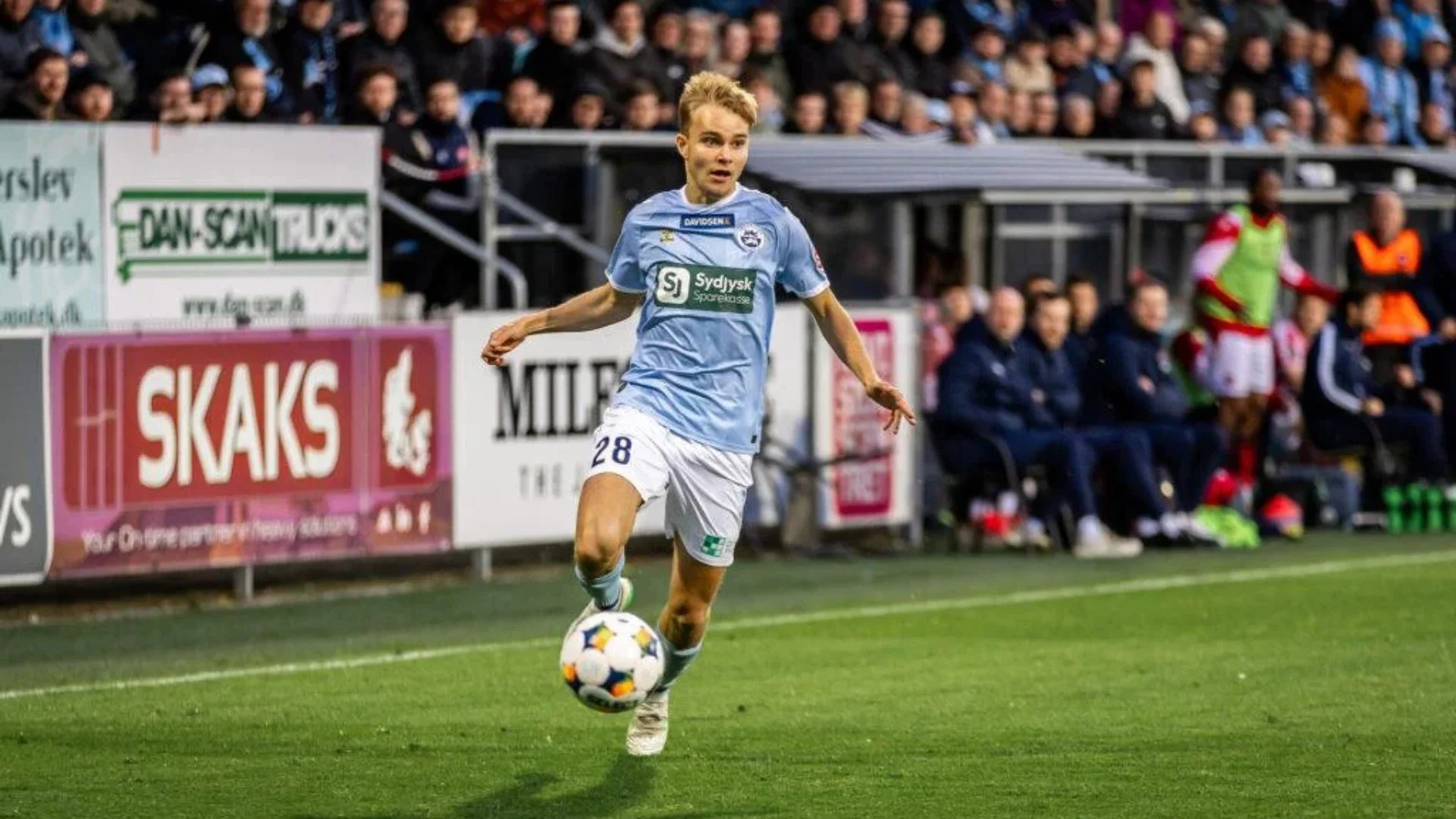 Anders Bergholt, Sønderjyske Fodbold. Foto: Sønderjyske Fodbold