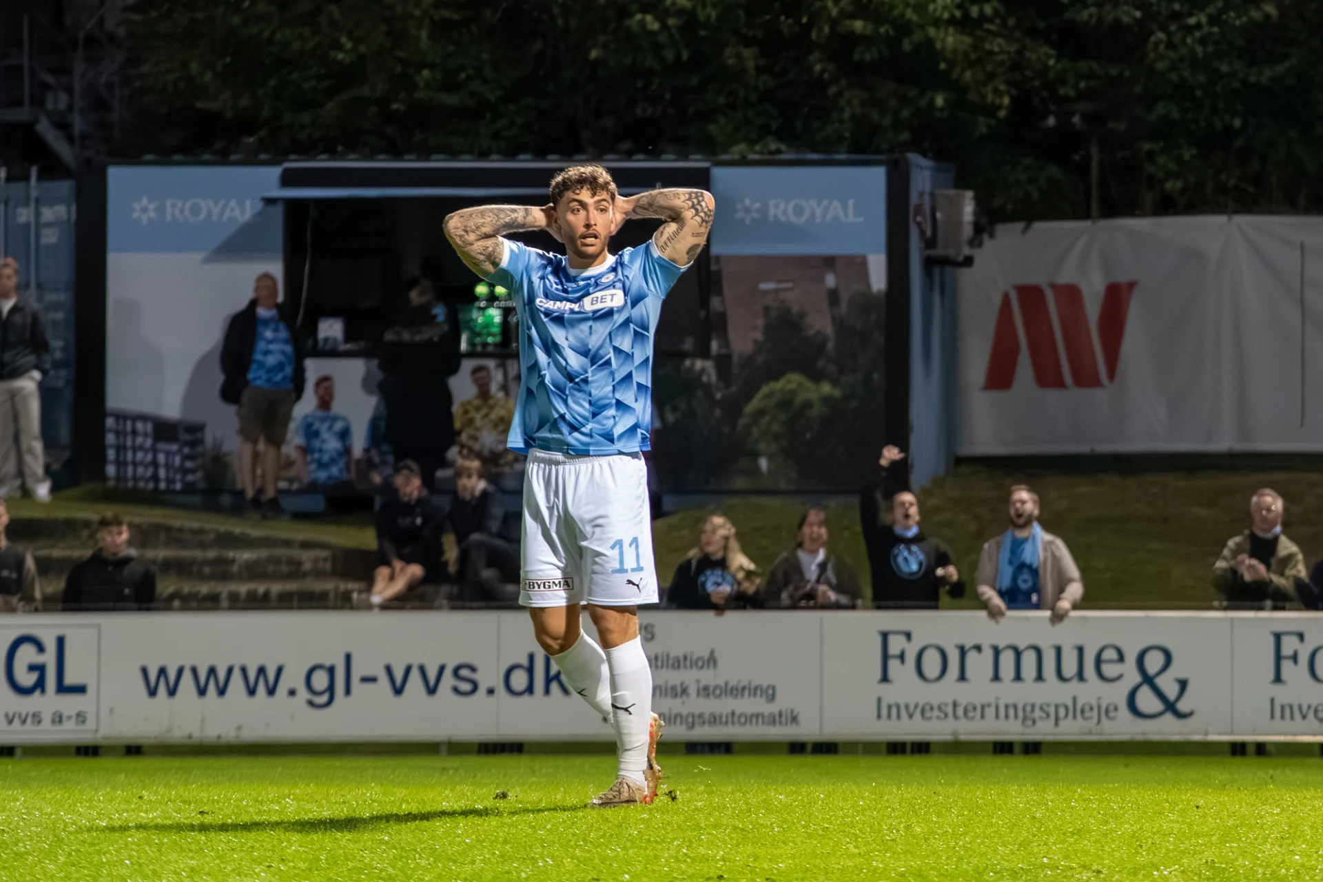 Mathias Veltz, FC Roskilde. Foto: Jakob Termansen