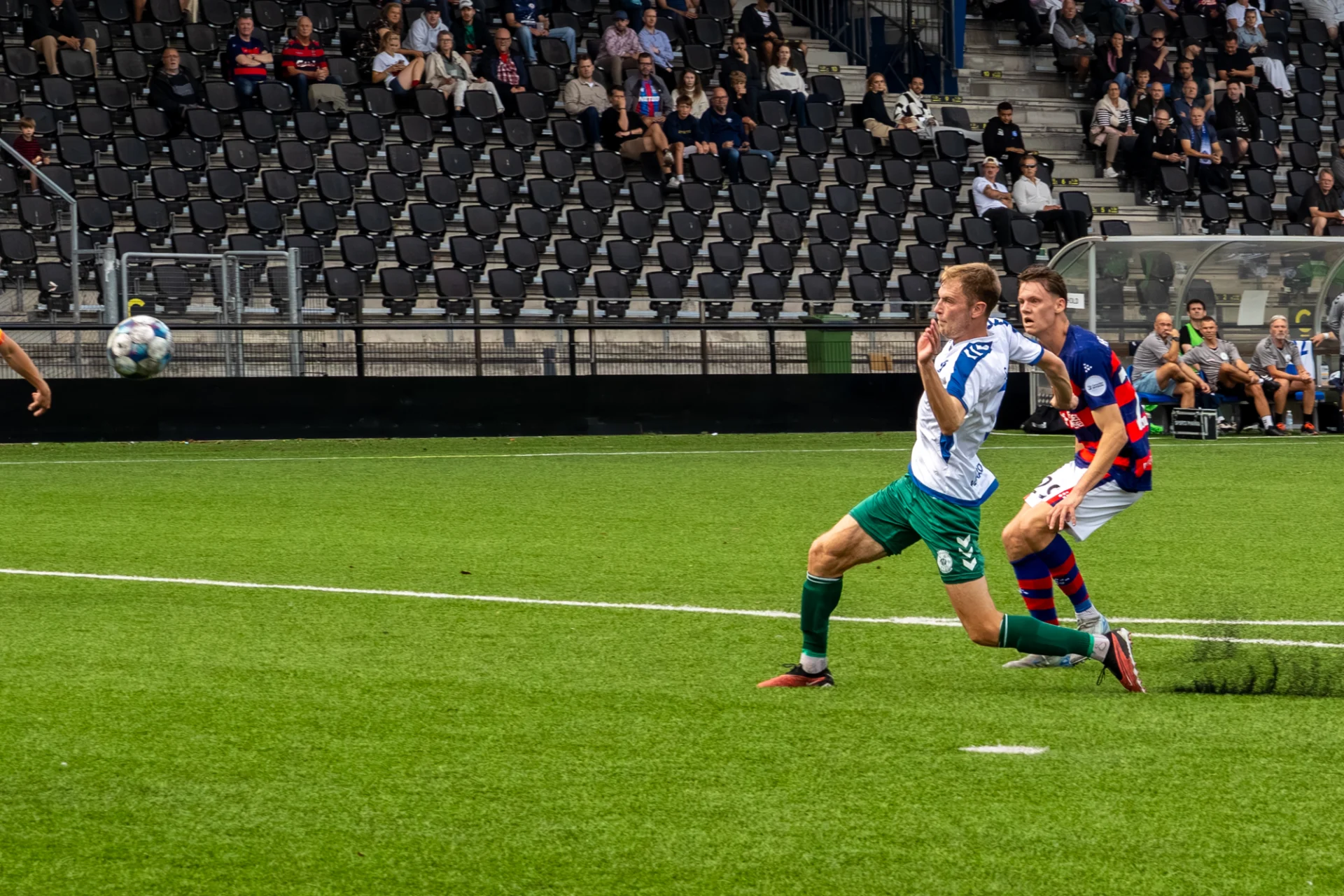 Asger Hemmingsen scoring mod Vejgaard BK. Foto: Jakob Termansen