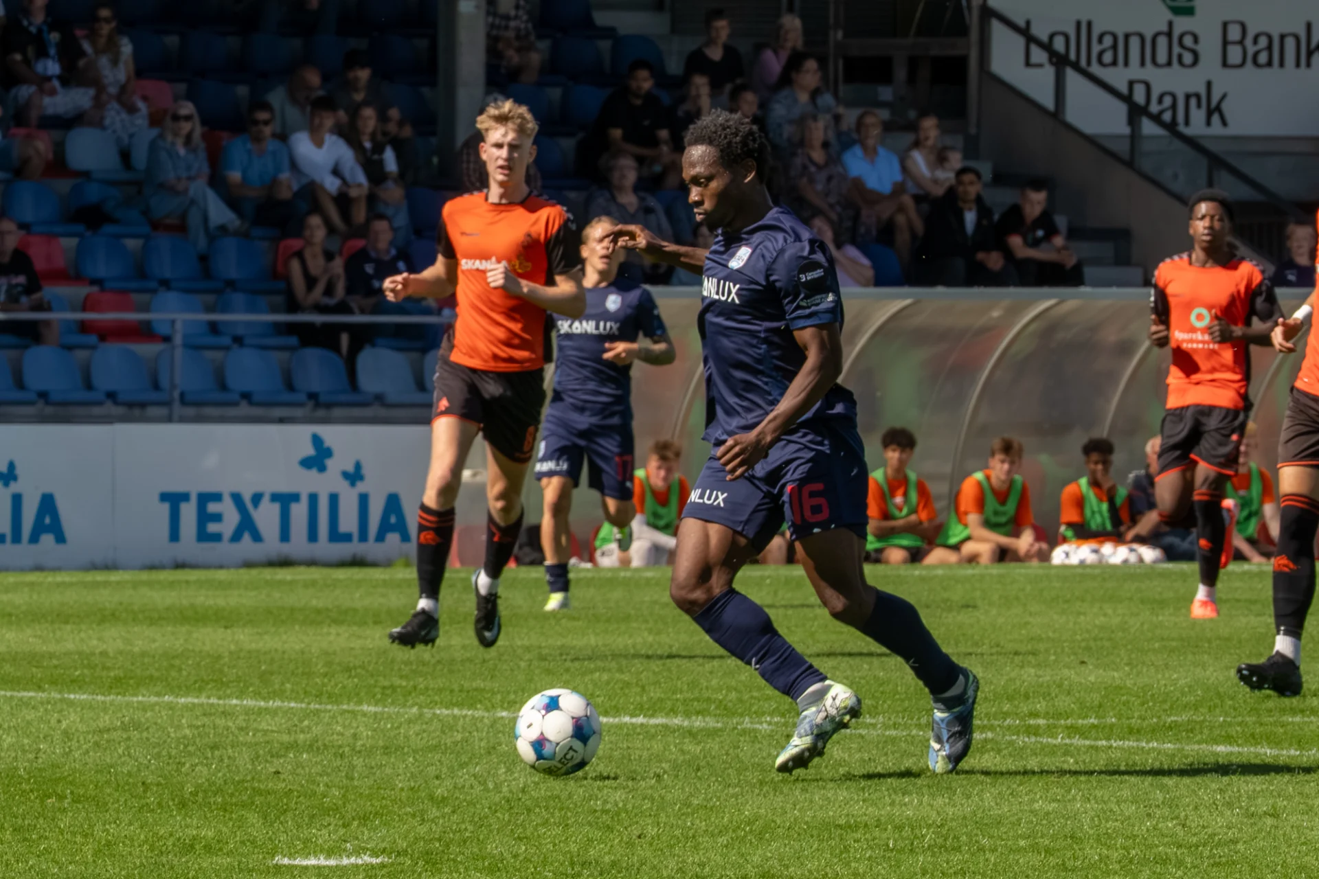 Emmanuel Ifeanyi Ogude, Nykøbing FC. Foto: Jakob Termansen