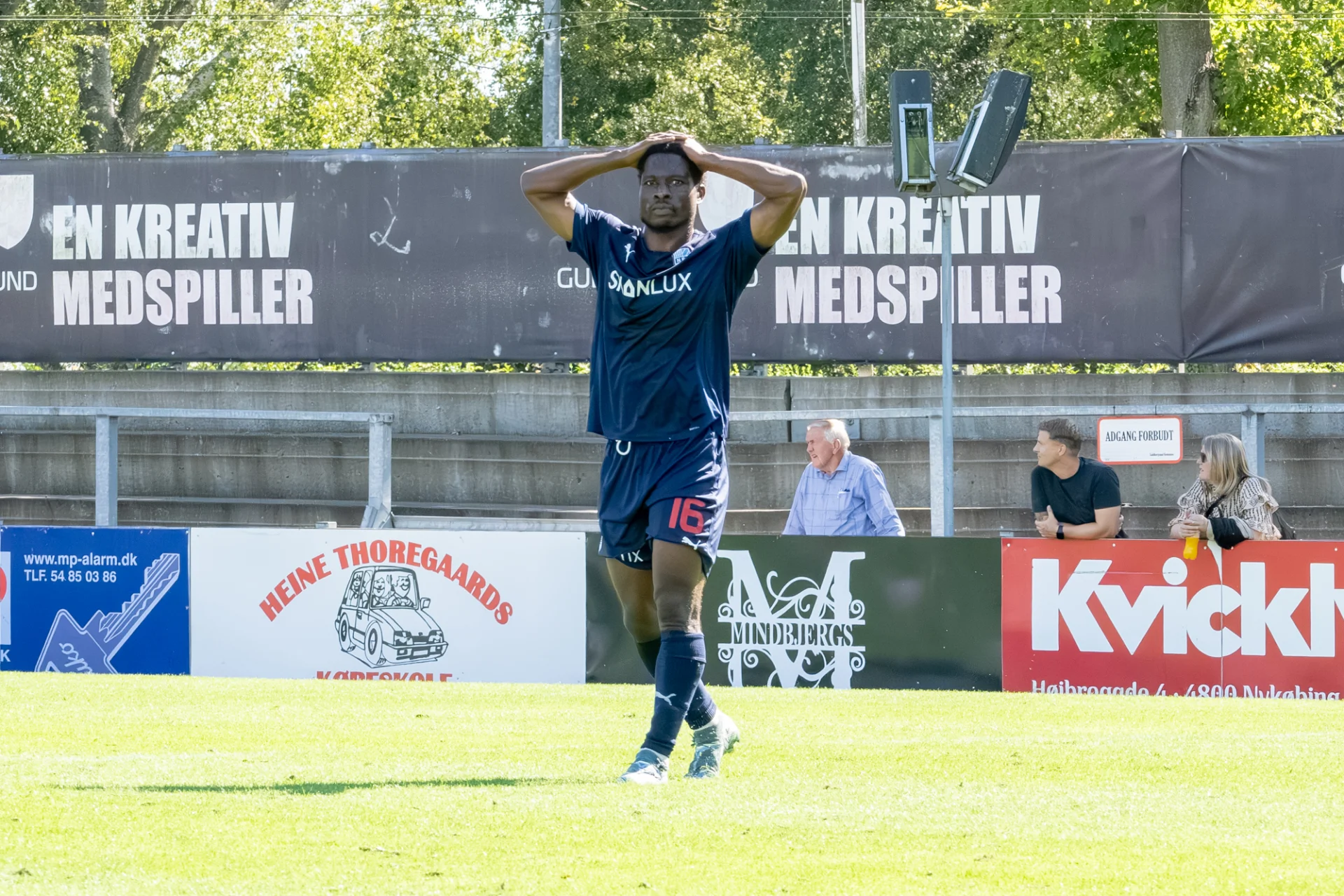 Emmanuel Ifeanyi Ogude, Nykøbing FC. Foto: Jakob Termansen