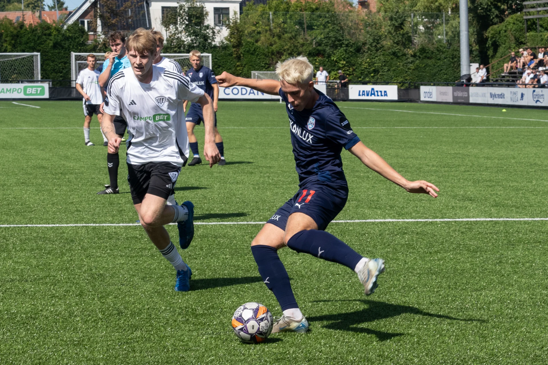 Benjamin Kold, Nykøbing FC. Foto: Jakob Termansen