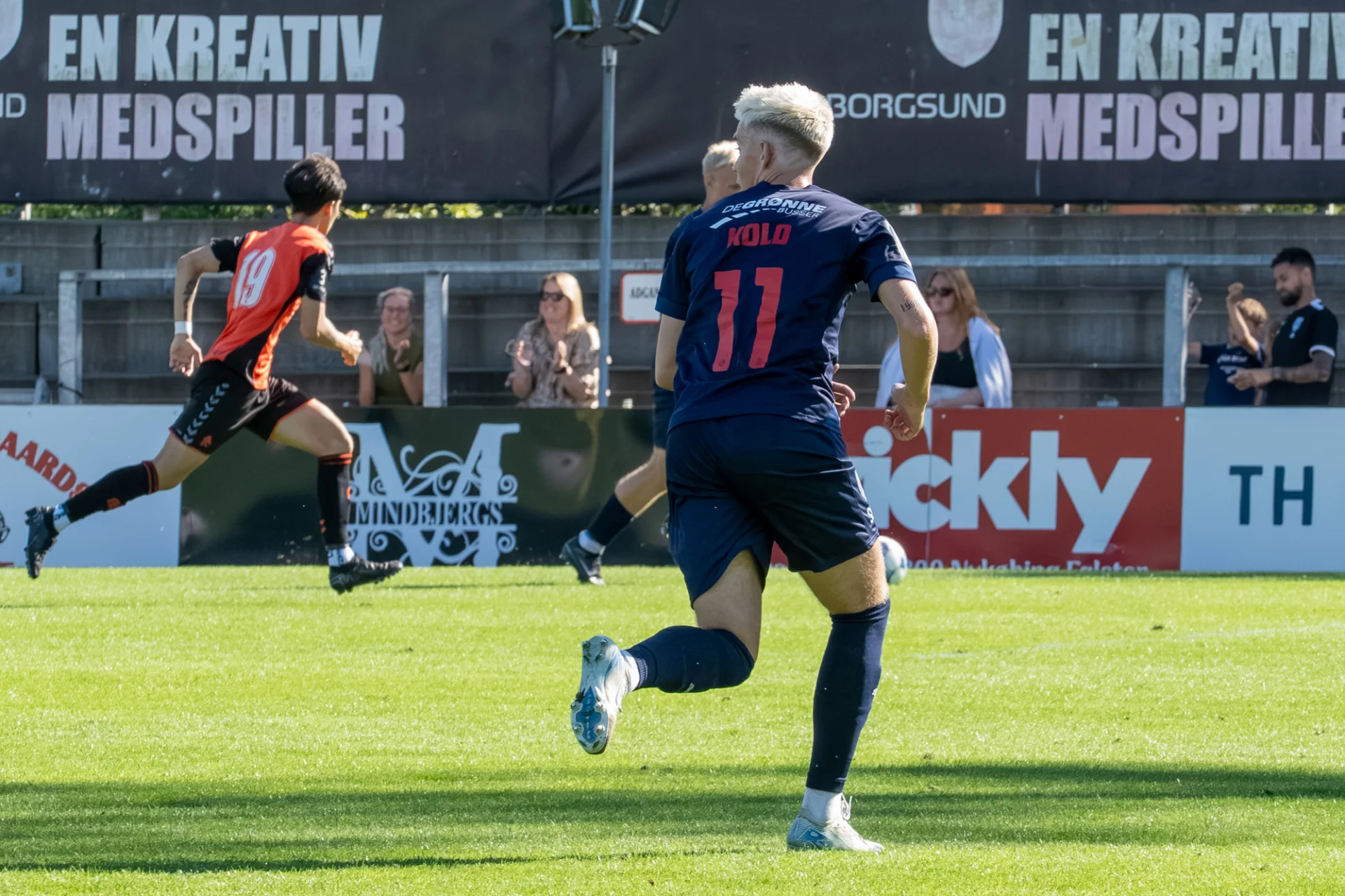 Benjamin Kold, Nykøbing FC. Foto: Jakob Termansen