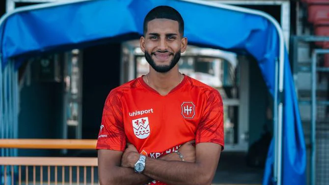 Jagvir Singh i Hvidovre IF trøjen. Foto: Hvidovre IF