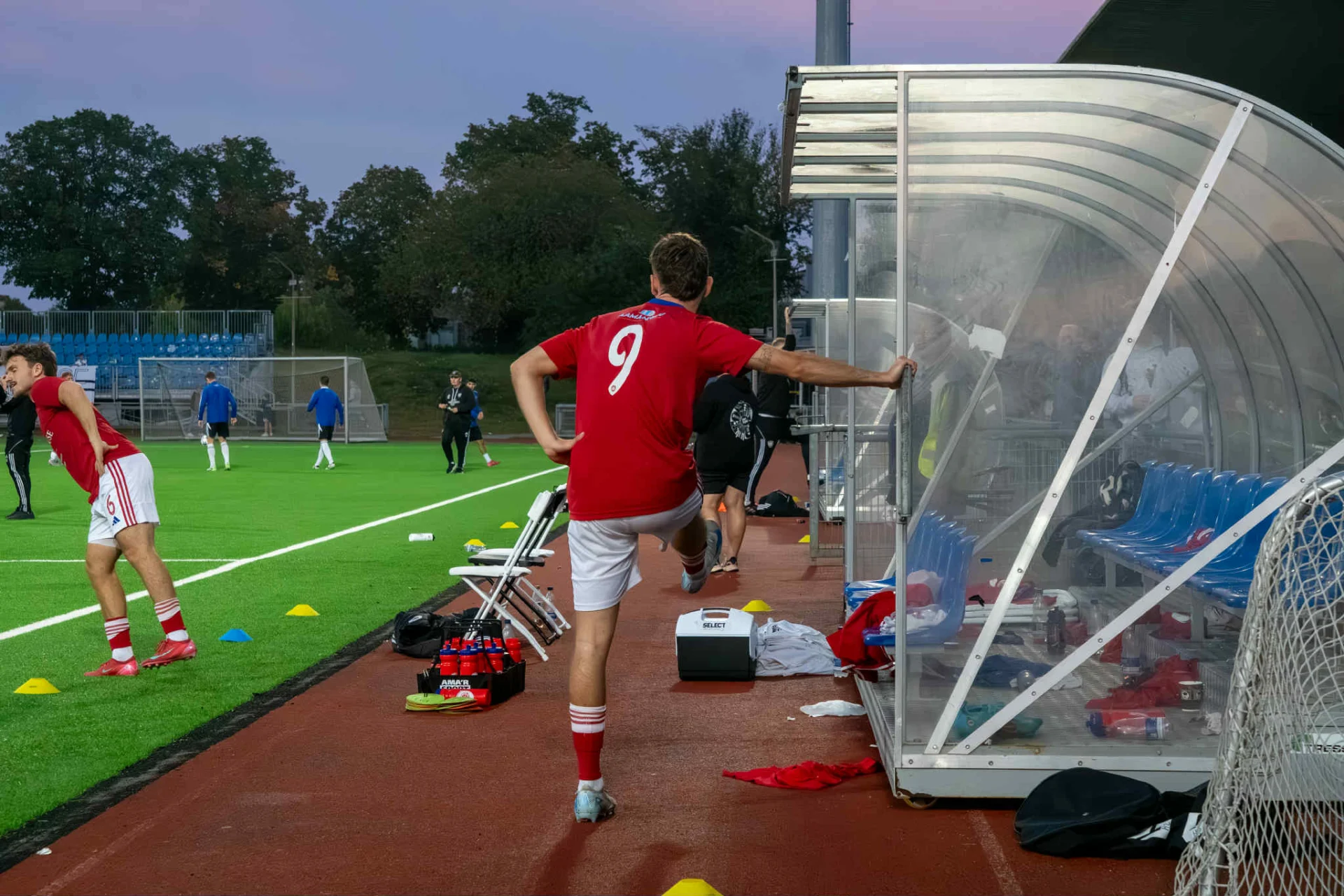 Magnus Krogh (Sundby BK) strækker ud. Foto: Jakob Termansen
